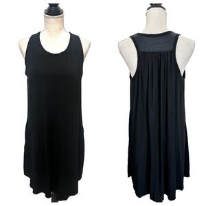 SheBird Black Tunic Tank Bra Dress Size 6 (12/L) Activewear Outdoor Athletic